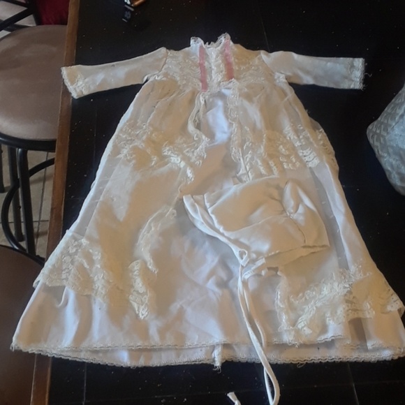 antique christening dress